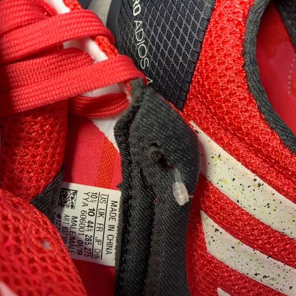 Adidas Adizero Adios Size 10.5 4 Running Shoe - Picture 6 of 6